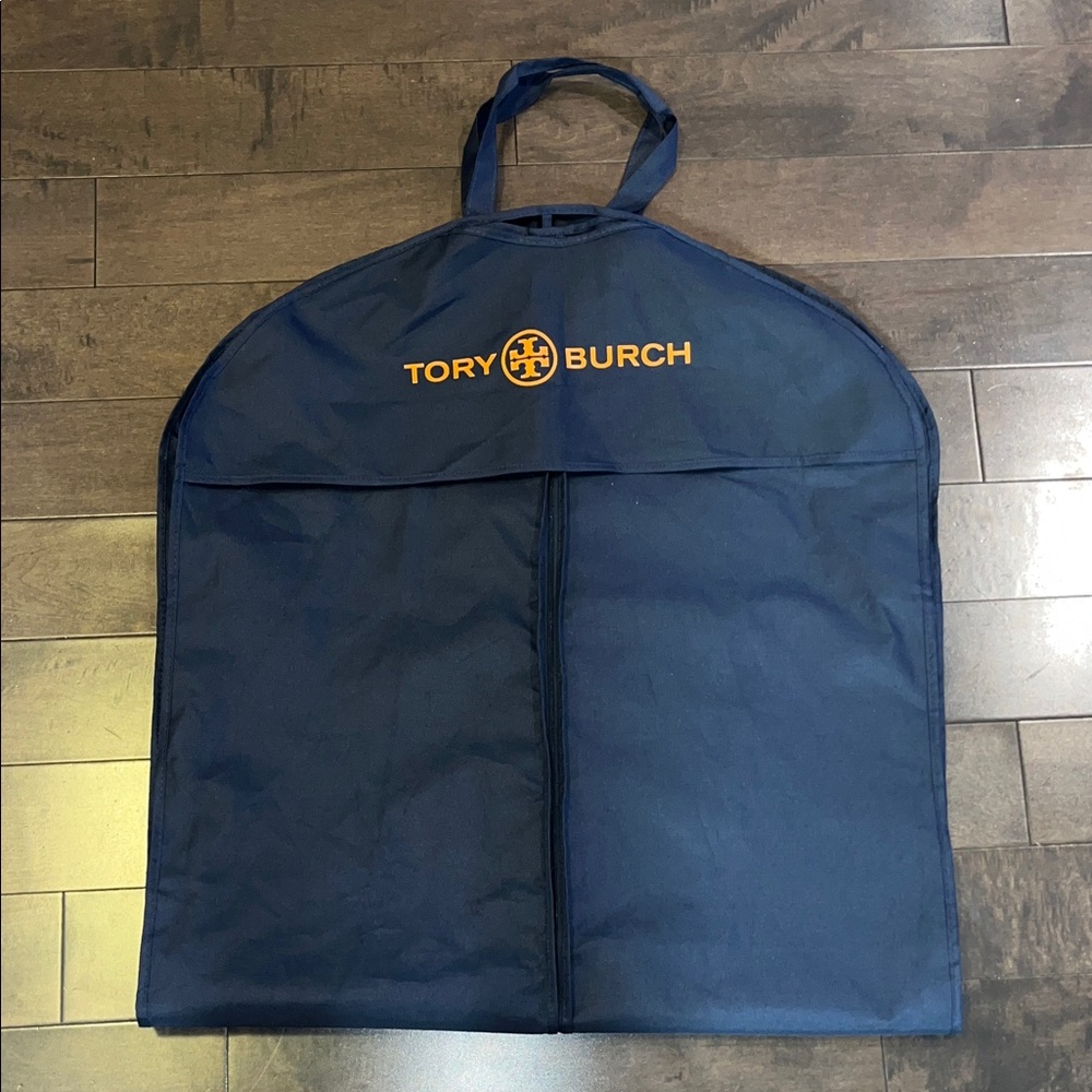 Tory Burch Blue Garment Bag with Gold Logo - Picture 5 of 5